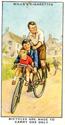 Link - Do not carry passengers on bicycles