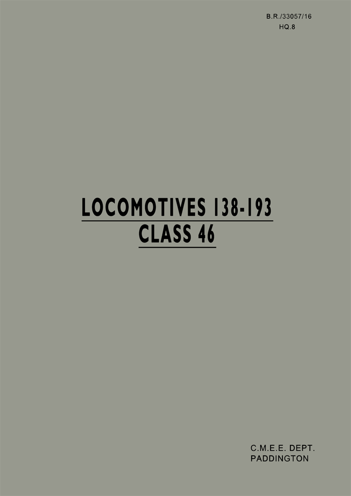 Class 46 locomotives