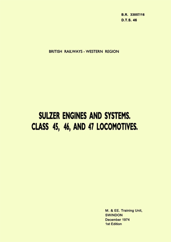 Class 47 Sulzer Engine