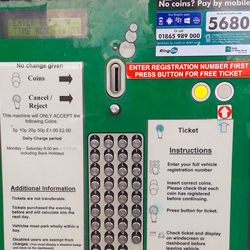 Link - car park ticket machine