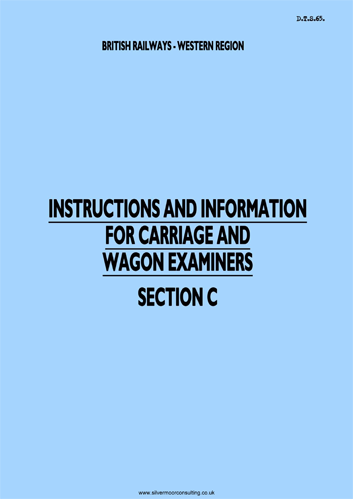 Instructions for Carriage and Wagon Examiners Section D